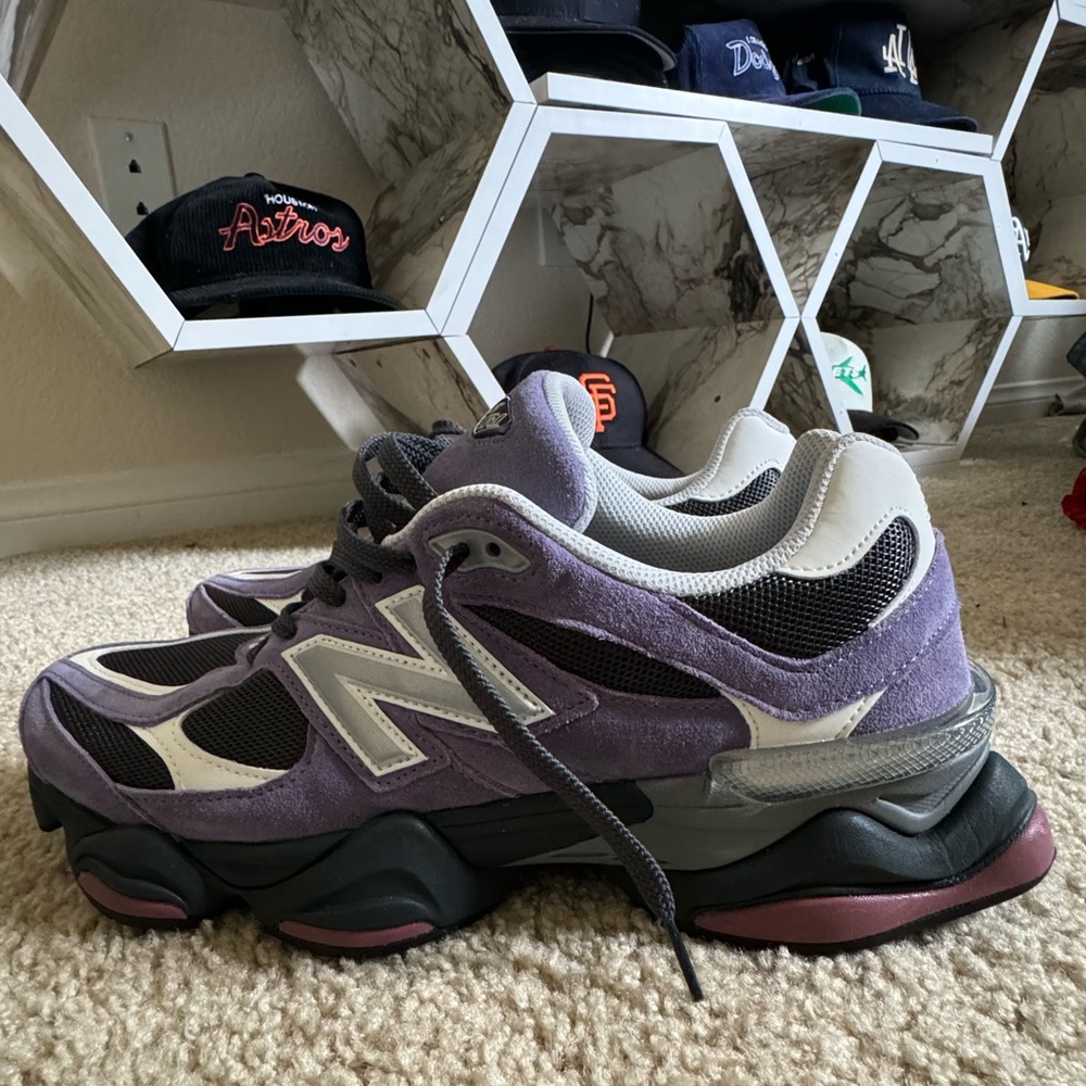 MEN NEW BALANCE 9060 "VIOLET NOIR" SEUDE SIZE 12